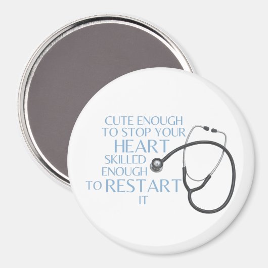 Magnet der männlichen Krankenschwester (Vorderseite/Rückseite)