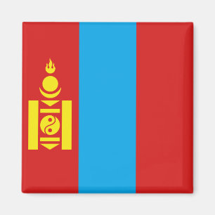 Magnet der mongolischen Flagge