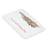 Magnet der niedlichen Merkatfamilie Muttertag (Rechte Seite)