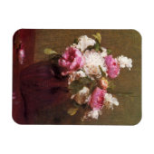 Magnet der Peonies und Rose Henri Fantin-Latour (Horizontal)