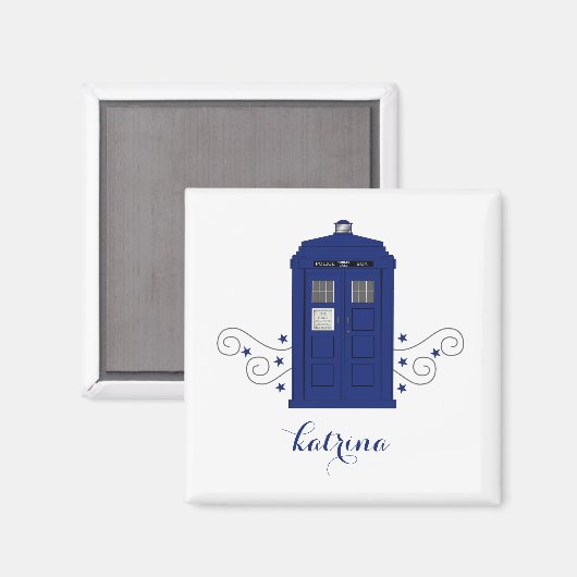 Magnet der Polizei-Wirbel (Vorderseite/Rückseite)