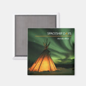 Magnet der Raumschifftage (Halo) (Vorderseite/Rückseite)