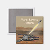 Magnet der Rückführungsmission für Mars (Vorderseite/Rückseite)