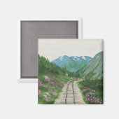 Magnet der Skagstraßenbahn (Vorderseite/Rückseite)