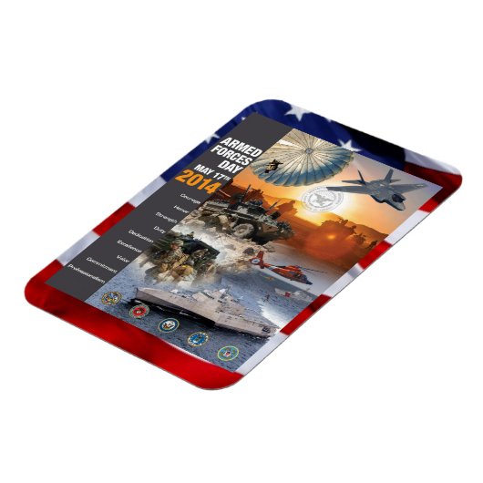 Magnet der Streitkräfte 2014 (Linke Seite)