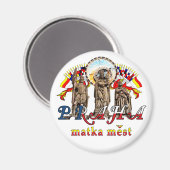Magnet der Tschechischen Republik Prag (Vorderseite/Rückseite)