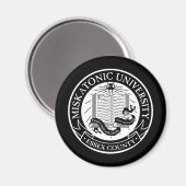Magnet der Universität Miskatonic (Vorderseite/Rückseite)