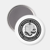 Magnet der Universität Miskatonic (Vorderseite/Rückseite)