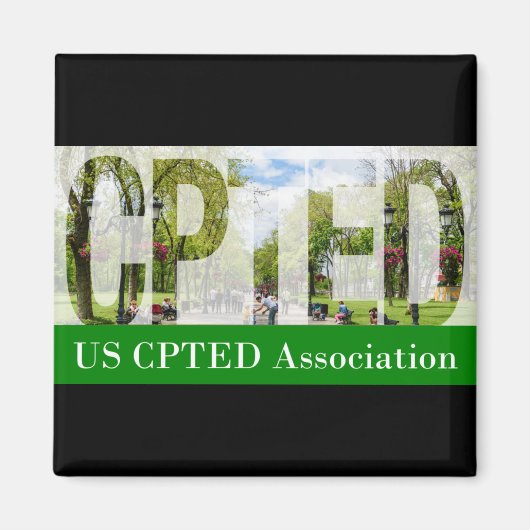 Magnet der US CPTED Association - Park (Vorne)