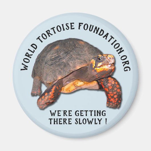 Magnet der World Tortoise Foundation (Vorne)