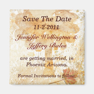 Magnet des Falles Save the Date