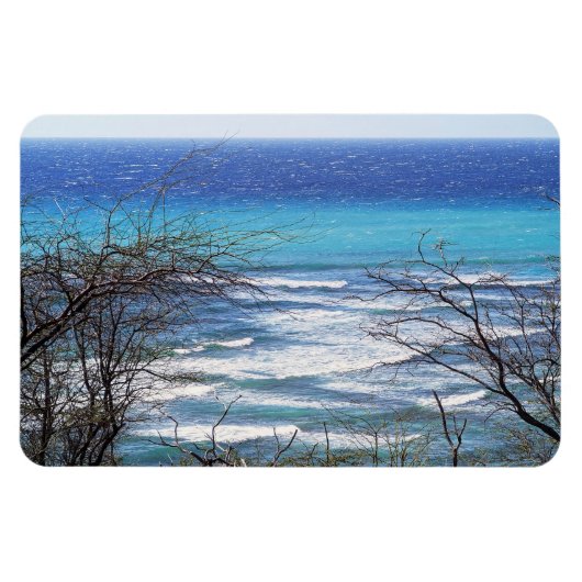 Magnet des hawaiianischen Ocean View-Fotos (Horizontal)
