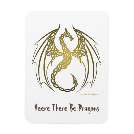 Magnet des keltischen Drachen (Vertikal)