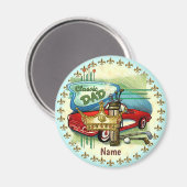 Magnet des klassischen Vaters (Vorderseite/Rückseite)