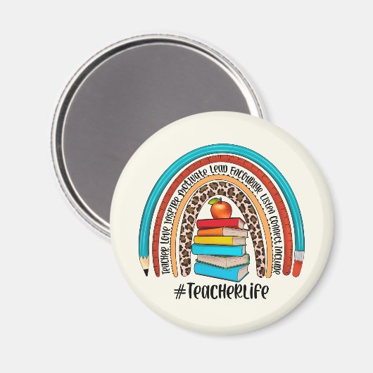 Magnet des Lehrers (Vorderseite/Rückseite)