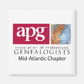 Magnet des mittelatlantischen APG-Kühlschranks (Vorne)