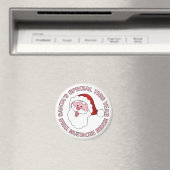 Magnet des Mustache des Weihnachtsmannes (In Situ (Geschirrspüler))