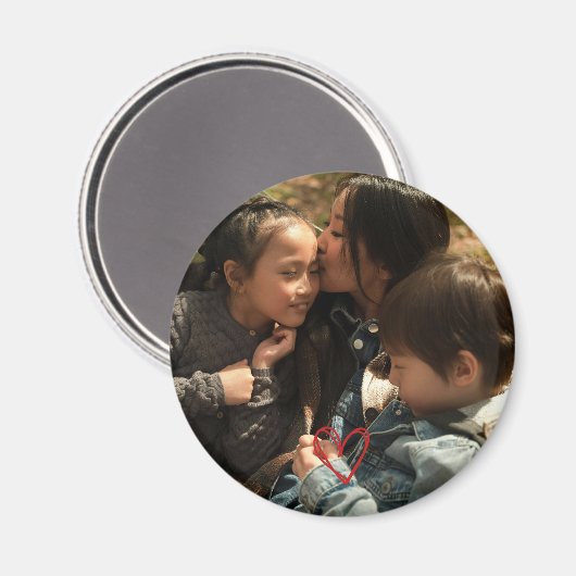 Magnet des personalisierten Muttertags (Vorderseite/Rückseite)