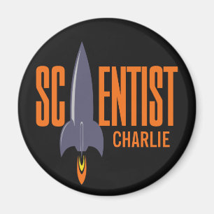 Magnet des Rocket Scientist-individuellen Namens