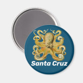 Magnet des Santa Cruz-Kühlschranks (Vorderseite/Rückseite)