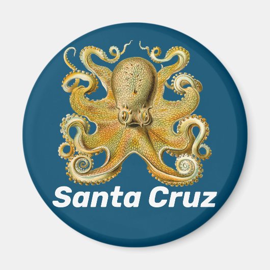 Magnet des Santa Cruz-Kühlschranks (Vorne)