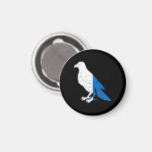 Magnet des SCA-Falken-Behaltend (Vorderseite/Rückseite)