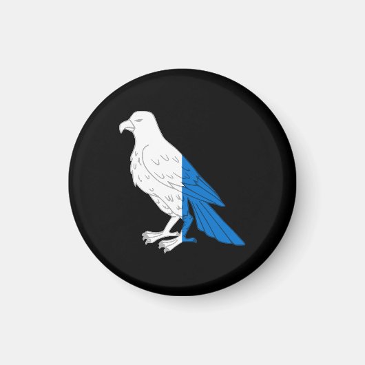 Magnet des SCA-Falken-Behaltend (Vorne)