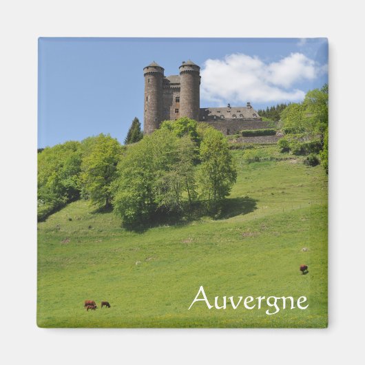 Magnet des Schlosses Auvergne (Vorne)