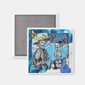 Magnet "Dia de muertos" - Uekani (Vorderseite/Rückseite)