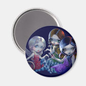 Magnet "Die drei Schicksale" (Vorderseite/Rückseite)