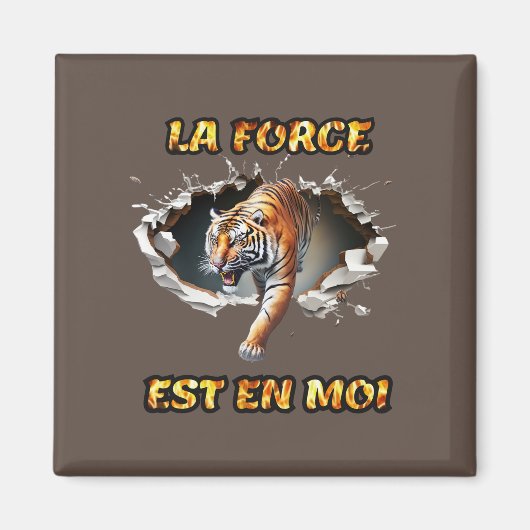 Magnet Die Kraft ist in mir (Vorne)