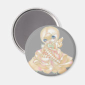 Magnet "Die kranke Rose" (Vorderseite/Rückseite)