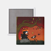 Magnet "Die letzte Blume" (Vorderseite/Rückseite)