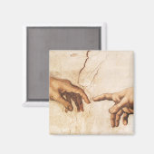 Magnet - Die Schöpfung Adams (Vorderseite/Rückseite)