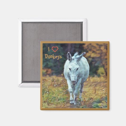Magnet Donkey 01 (Vorderseite/Rückseite)