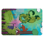 Magnet - Drachen im Wald (Horizontal)