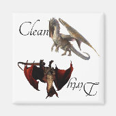 Magnet Dragon für saubere Geschirrspüler (Vorne)