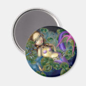 Magnet "Dragonfly Mermaid" (Vorderseite/Rückseite)