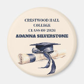 Magnet-Editable Graduation Keepsake Magnet (Vorne)