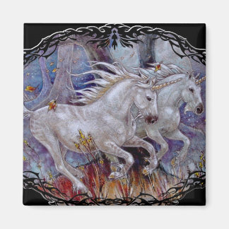 Magnet - Einhorn-Herbstlauf