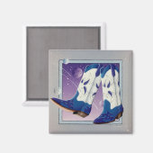 Magnet - Elektrische Cowboy-Stiefel (Vorderseite/Rückseite)