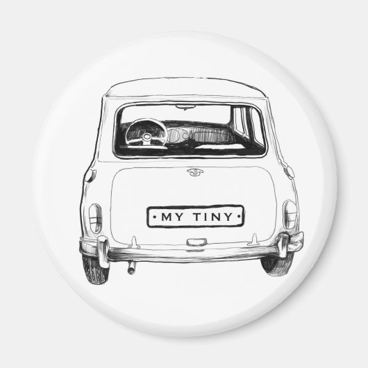 Magnet englischer klassischer Wagen (Vorne)