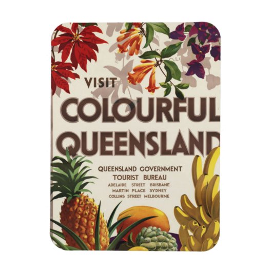 Magnet Erinnerungen Colorful Queensland Adventure (Vertikal)