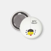 Magnet „estic penjat“. (Vorderseite/Rückseite)