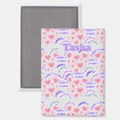 Magnet " Everyday is Caturday"  (Vorderseite/Rückseite)