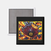 Magnet 'Festes Glas' (Vorderseite/Rückseite)