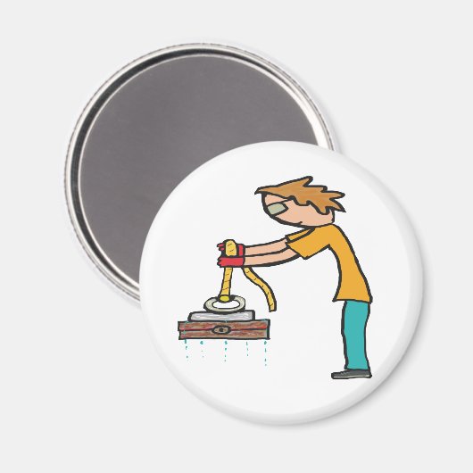 Magnet Fischen (Vorderseite/Rückseite)