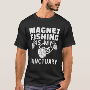 Magnet Fischen ist mein Heiligtum Magnetfischerei T-Shirt