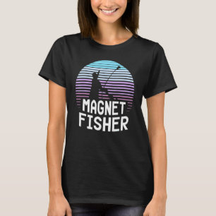 Magnet Fischer Angler Magneten T-Shirt