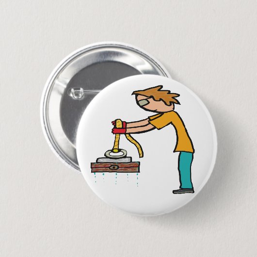 Magnet Fishing Button (Vorne & Hinten)